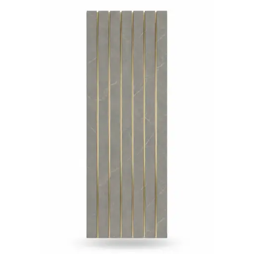 [PAN-MAC-PS-30] PANEL PARA PARED PS WALL PANEL INTERIOR 15 CM X 1,1 CM X 2,90 MTS GRIS OSCURO - DORADO MACHIFERMA