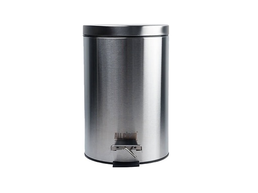 [PAP-ALL-WB1010-7L] PAPELERA METALICA CON TAPA PEDAL DE 7 LITROS 28 X 38 CM REF. WB1010-7L MARCA ALL CLEAN