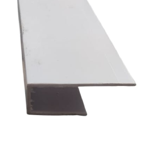 [PER-BUI-006-04-03270] PERFIL ANGULO PARA REMATE 5,8 MTS X 8 MM PVC TIPO J P/ TERMINACION EN PVC REF. 006-04-03270 BUILDCO