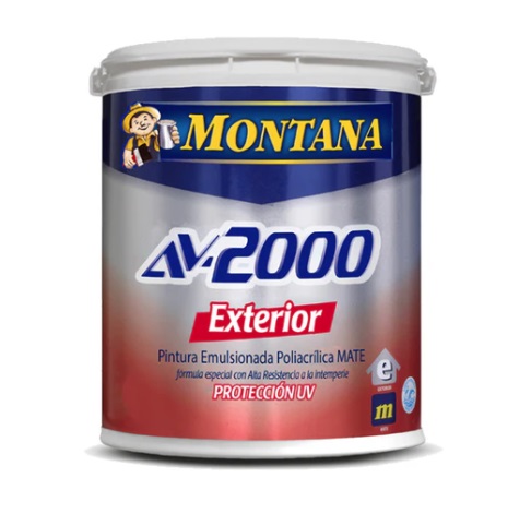 [PIN-MON-FA0-28555501] PINTURA DE CAUCHO AV-2000 EXTERIOR VERDE NATURALEZA 1 GL REF. FA0-28555501 MARCA MONTANA