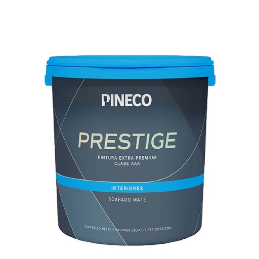 [PIN-PIN-PRS970A1G] PINTURA DE CAUCHO MATE PRESTIGE INT. CLASE AAA 1 GL COLOR VINOTINTO MATE REF. PRS970A1G MARCA PINECO