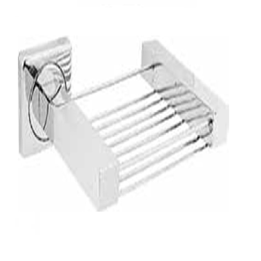 [POR-QM-14.100.1205] PORTA JABON / JABONERA REJILLA 16,5X12X5,5 CM ACERO INOXIDABLE REF. 14.100.1205 MARCA QUALITY METAL