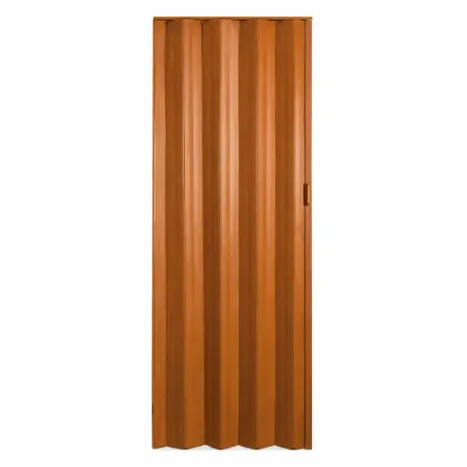 [PUE-BAS-000004] PUERTA PLEGABLE DE PVC COLOR CEDRO 90 X 210 CM PANEL BASICO MOD. GUAYANA REF. 45-04-449 / 14-07-051 MARCA BASIC LIVING