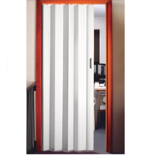 [PUE-EXT-STYLUS-BLANCO] PUERTA PLEGABLE DE PVC COLOR BLANCO 82 X 203 CM ESP. 6 MM REF. STYLUS-BLANCO MARCA EXTRUVENSO