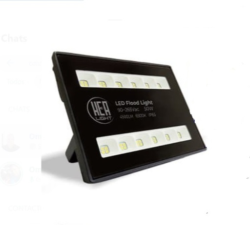 [REF-HEA-LUM01137] REFLECTOR CUADRADO LED SMD IP66 50W 85 - 277 V 4100K FLOOD LIGHT REF.LUM01137 COD.003038 HEA LIGHT