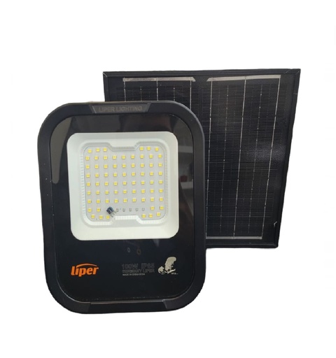 [REF-LIP-LPFL-400HW02-SS] REFLECTOR LED CON SENSOR 400 W 6500 K 24000 MAH PANEL SOLAR C / CONTROL REF. LPFL-400HW02-SS LIPER
