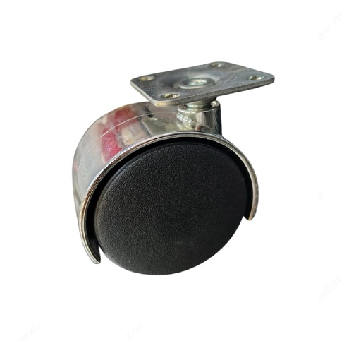 [RUE-GEN-0002CRO] RUEDA GIRATORIA CON SOPORTE DE 2" NYLON (UNIDAD) REF. 0002CRO MARCA GENERICA