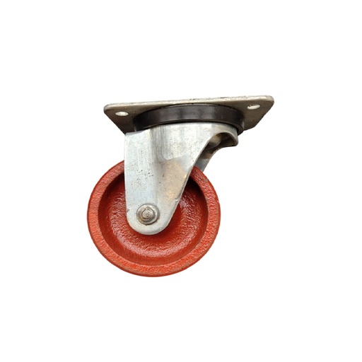 [RUE-GEN-0003HIE-3] RUEDA GIRATORIA CON SOPORTE DE 3" HIERRO (UNIDAD) REF. 0003HIE-3 MARCA ROLLER