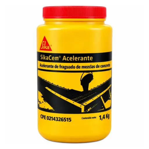 [ACE-SIK-105122] SIKACEM ACELERANTE 1 LT / 1,4 KG ADITIVO LIQUIDO ACCION ACELERANTE FRAGUADO REF. 105122 MARCA SIKA