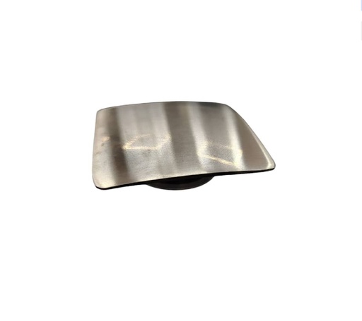 [TAP-UNI-DES-102-4] TAPA / TAPON CUADRADO PARA DESAGUE DE LAVAMANO COLOR SATINADA REF 102-4 MARCA UNIQUE