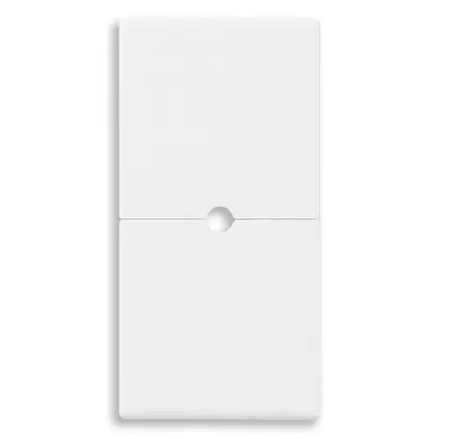 [TEC-VIM-09755] TECLA 2 BOTONES MEDIOS 1M PERSONALIZABLE COLOR BLANCO SERIE NEVE UP REF. 09755 MARCA VIMAR