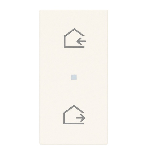 [TEC-VIM-31000A.SB] TECLA ILUMINABLE AXIAL 1 MOD. 2 BOT. MEDIOS ESCENARIOS COLOR BLANCO SERIE LINEA REF. 31000A.SB VIMAR