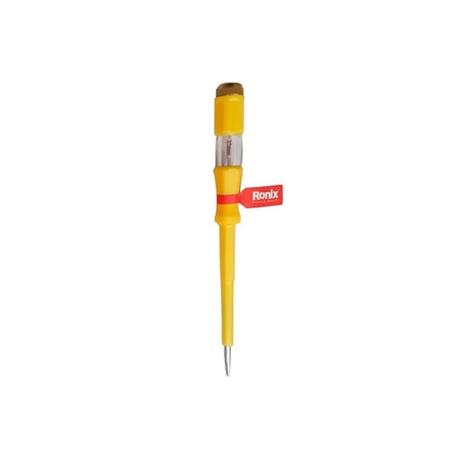 [TES-RON-RH-2718-AMARILLO] TESTER DES-PROBADOR 100 - 500 V 18 CM COLOR AMARILLO REF. RH-2718 / 842114 MARCA RONIX