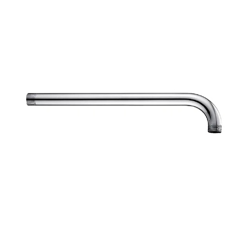 [TUB-QM-14.700.3020.GR] TUBO DE DUCHA / REGADERA A PARED REDONDO QM SERIE DELTA 40 CM GUN GREY MARCA QUALITY METAL