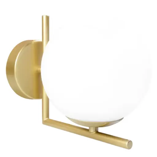 [APL-LUM-LUM-762] APLIQUE PARED 1 X E27 100 - 240 V PARA INTERIORES COLOR DORADO REF. LUM-762 MARCA LUMIND