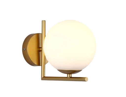 [APL-LUM-LUM-762] APLIQUE PARED 1 X E27 100 - 240 V PARA INTERIORES COLOR DORADO REF. LUM-762 MARCA LUMIND