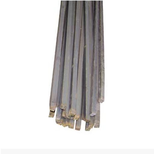 [BAR-UNI-CUA-3.8] BARRA CUADRADA LISA 3/8 " 10 MM X 6 MTS ( 5.76 KG ) REF. 0120018 MARCA UNICON