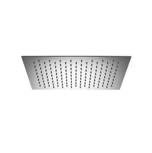 [DUC-MHI-M117] DUCHA CUADRADA DE LLUVIA 16" ACERO INOXIDABLE 304 SERIE DADO SIN BRAZO CROMAD REF. M117 MARCA MHILER