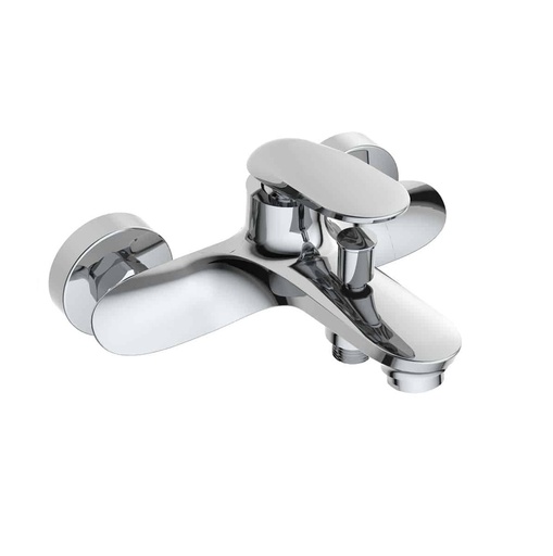 [GRI-MHI-M141] GRIF. MONOMANDO PARED P/DUCHA CROM. C/DESVIADOR DE TINA SALIDA DE DUCHA SERIE MOON REF. M141 MHILER