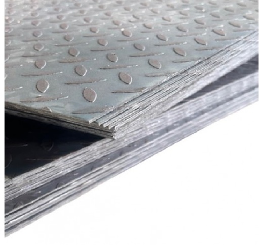 [LAM-UNI-EST-2.50MM] LAMINA ESTRIADA 1.20 X 2.40 MTS X 2.50 MM (51,78) MARCA UNICO