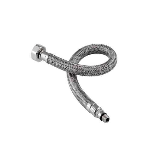 [MAN-MHI-M4123] MANGUERA / CANILLA DE CONEXIÓN 1/2" X M10S X 50 CM BRASS NYLON ( MONOMANDO ) REF. M4123 MARCA MHILER
