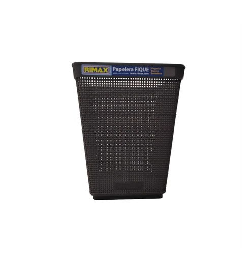[PAP-RIM-129755] PAPELERA PLASTICA CUADRADA 6 LTS COLOR MOCCA / MARRON OSCURO REF. 12975-XP COD. 129755 MARCA RIMAX