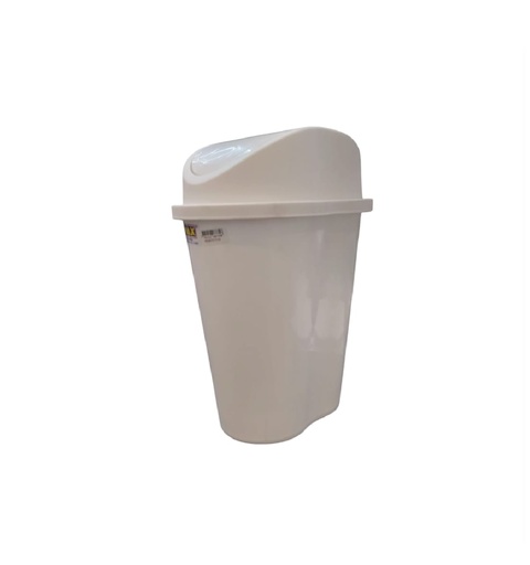 [PAP-RIM-087758] PAPELERA RECTANGULAR VAIVEN 5 LTS PLASTICA COLOR BLANCA REF. 8775-XP MOD.STYILE MARCA RIMAX