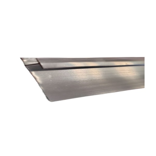 [PER-CEL-CEL-0271] PERFIL / FLEJE DE ALUMINIO TIPO H PARA LAMINA PVC 2.40 MT COLOR PLATA REF.CEL-0271 MARCA CELOSIAS
