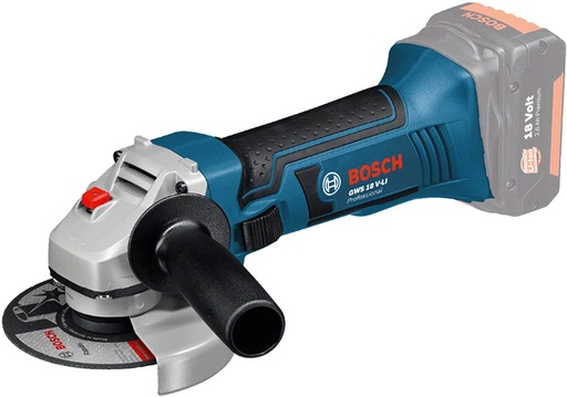 [ESM-BOS-GWS-18-125V-LI] ESMERIL INALAMBRICO 18V 4.0AH INCLUYE CARGADOR + 2 BATERIAS REF. GWS-18-125V-LI MARCA BOSCH