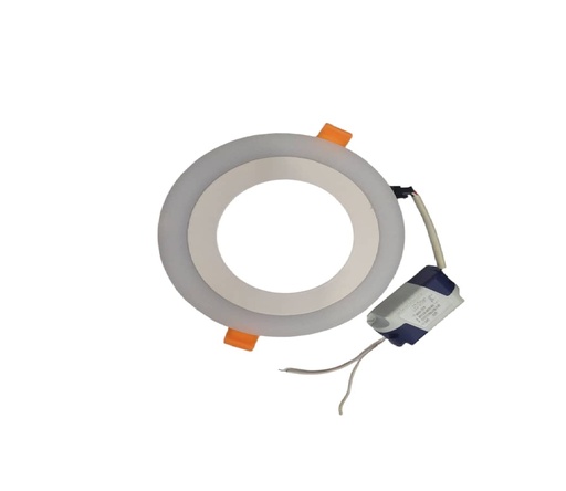 [LAM-BIL-PMMA-A-RD9+3W] LAMPARA PANEL LED 2 COLOR RECESS BLANCO Y AZUL 9+3W REF- PMMA-A-RD / 801052 MARCA BILIGHT