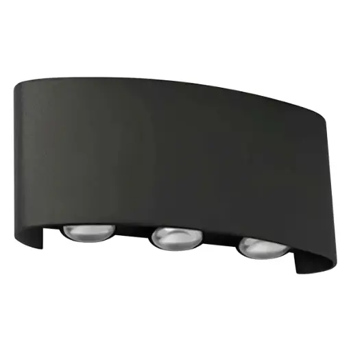 [APL-ART-AI-WL12-BK] APLIQUE DE PARED SUPERFICIAL 6W 3000 K IP65 340LM 85-265V NEGRO REF. AI-WL12-BK MARCA ARTIG LIGHT