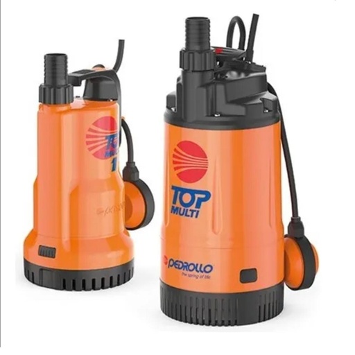 [BOM-PED-48TPM070P1U] BOMBA SUMERGIBLE DRENAJE 0.75 HP 220V 80 LTS ALTURA 12MT REF 48TPM070P1U MOD. TOP MULTI 2 PEDROLLO FB
