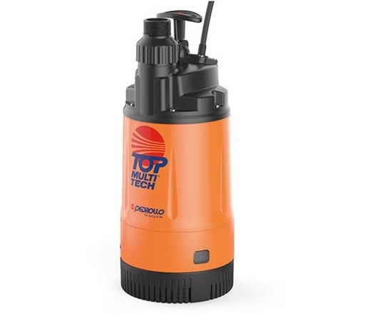[BOM-PED-48TPMA070P1U] BOMBA SUMERGIBLE DRENAJE 0.75HP 220V 80LTS ALTURA 12MT REF. 48TPMA070P1U MOD. TOP MULTITECH 2 PEDROLLO FB