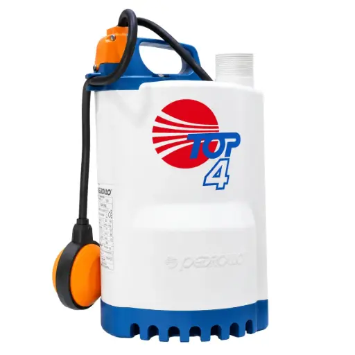 [BOM-PED-48TOP142U1U] BOMBA SUMERGIBLE DRENAJE 1 HP 110V 320 LTS ALTURA 12MT REF 48TOP142U1U TOP 4 N PEDROLLO FB