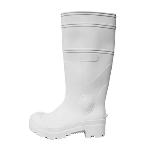 [BOT-SEA-517B45] BOTA DE GOMA / PVC MARCA SEABOOTS CAÑA LARGA CON PUNTERA COLOR BLANCO REF. 517 TALLA 45 ( PAR )