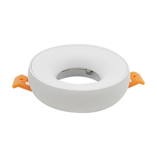 [LAM-LUC-ARODONABB] LAMPARA SPOT EMP. RED. 3.5" P/GU10 S/BOM SEMI SUP. MOD DONA C/ BLANCO REF. ARODONABB MARCA LUCERNA