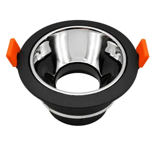[LAM-LUC-ARONE] LAMPARA SPOT ARO P/EMP ANG. AJUST 75MM RED P/GU10 S/BOM C/NEG-ESP REF. ARONE / 504367 MARCA LUCERNA