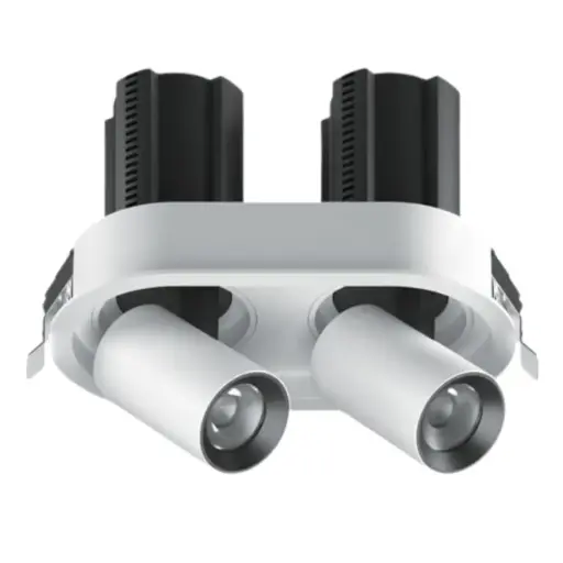 [LAM-LUC-GAL24CB] LAMPARA LED INTEG T/BALA CUAD. EMP. 24W 3T/CRI90+ DOBLE C/BLANCO REF. GAL24CB / 504237 MARCA LUCERNA