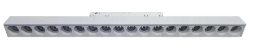 [LAM-EF-EF-1574-18W] LAMPARA LED LINEAL MULTISPOT 18W 48V 3000K+4000K 330X22X25MM BLANCO P/RIEL MAG REF. EF-1574-18W EFECTO
