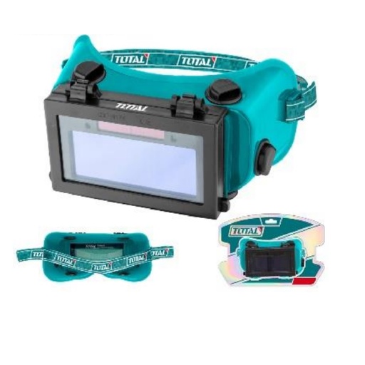 [LEN-TOT-TSP9403] LENTES PARA SOLDAR C/ OSC. AUT. AREA VIS. 90X35MM T/CART 108 X51 X5MM REF. TSP9405 MARCA TOTAL TOOLS