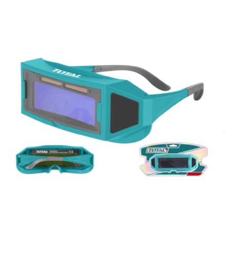 [LEN-TOT-TSP9405] LENTES PARA SOLDAR C/ OSC AUT. AREA VIS. 90X35MM T/CART. 108 X51 X6MM REF. TSP9405 MARCA TOTAL TOOLS