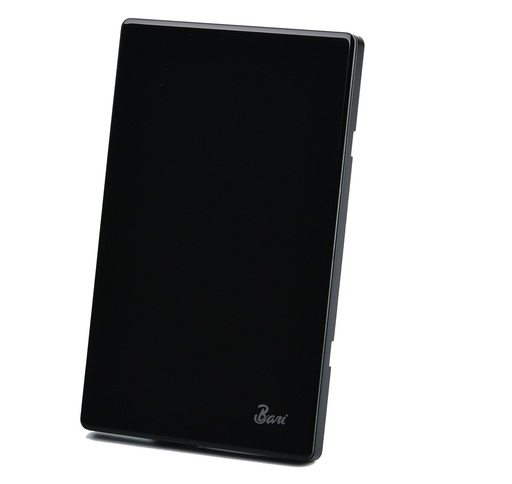 [TAP-BAR-INT.10.10] TAPA CIEGA SERIE VUOTO COLOR NEGRO BRILLANTE REF. INT.10.10 MARCA BARI