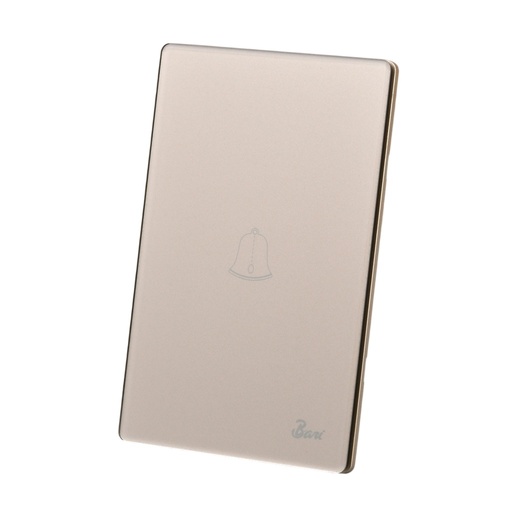 [INT-BAR-INT.12.04] INTERRUPTOR TIMBRE SERIE D´ORO COLOR DORADO BRILLANTE REF. INT.12.04 MARCA BARI