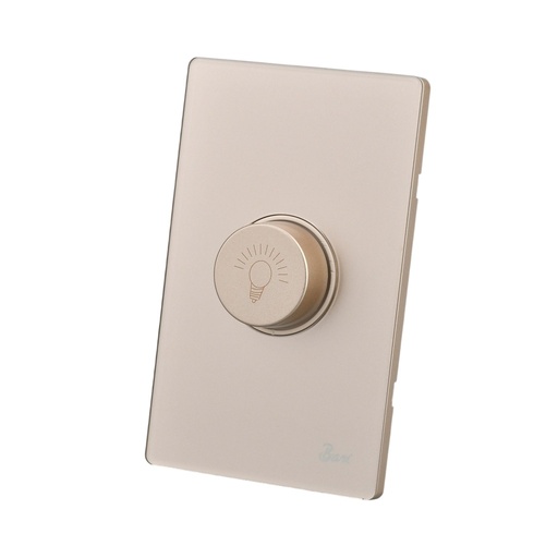 [INT-BAR-INT.12.09] INTERRUPTOR TIPO DIMMER SERIE D´ORO COLOR DORADO BRILLANTE REF. INT.12.09 MARCA BARI