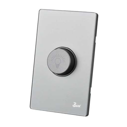 [INT-BAR-INT.13.09] INTERRUPTOR TIPO DIMMER SERIE GRIGIO COLOR GRIS BRILLANTE REF. INT.13.09 MARCA BARI