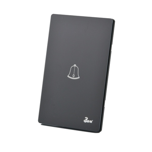 [INT-BAR-INT.14.04] INTERRUPTOR TIMBRE SERIE SPENTO COLOR NEGRO MATE REF. INT.14.04 MARCA BARI