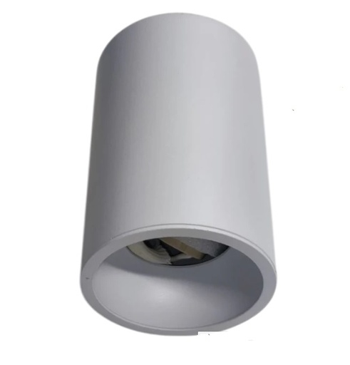 [APL-LUM-LUM-1600] APLIQUE DE TECHO PARA GU10 CILINDRO SUPERFICIAL C/ SOCATE COLOR BLANCO REF. LUM-1600 MARCA LUMIND