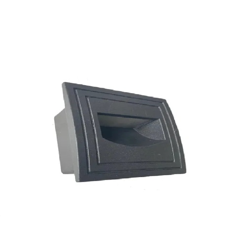 [APL-MAF-BSQJ0016500K3W] APLIQUE DE CORTSIA PARED / ESCALERA LED INT 3W 6500K 85-277V CUADRADO NEGRO REF. 001-007-BSQJ0016500K3W MAFI