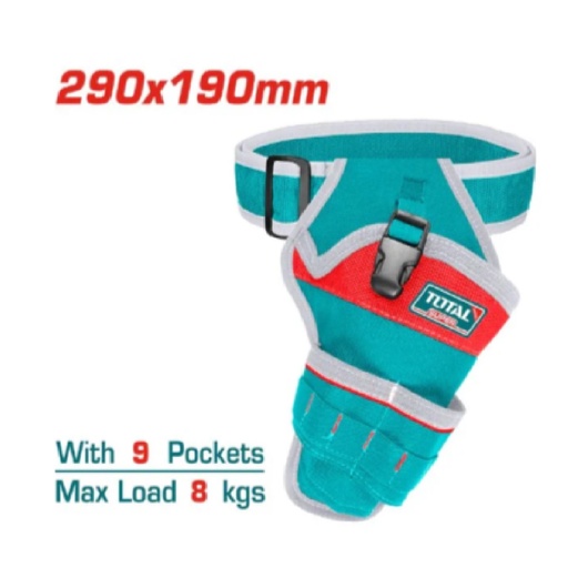 [FUN-TOT-THT16P30125] FUNDA / CAMISA P/ TALADRO 290 X 190 MM C/CORREA 1 BOLSA TAL. 8KG REF. THT16P30125 MARCA TOTAL TOOLS