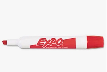 [MAR-SHA-327149] MARCADOR ACRILICO / PIZARRA EXPO 690 COLOR ROJO( UNIDAD ) REF. 327149 MARCA SHARPIE